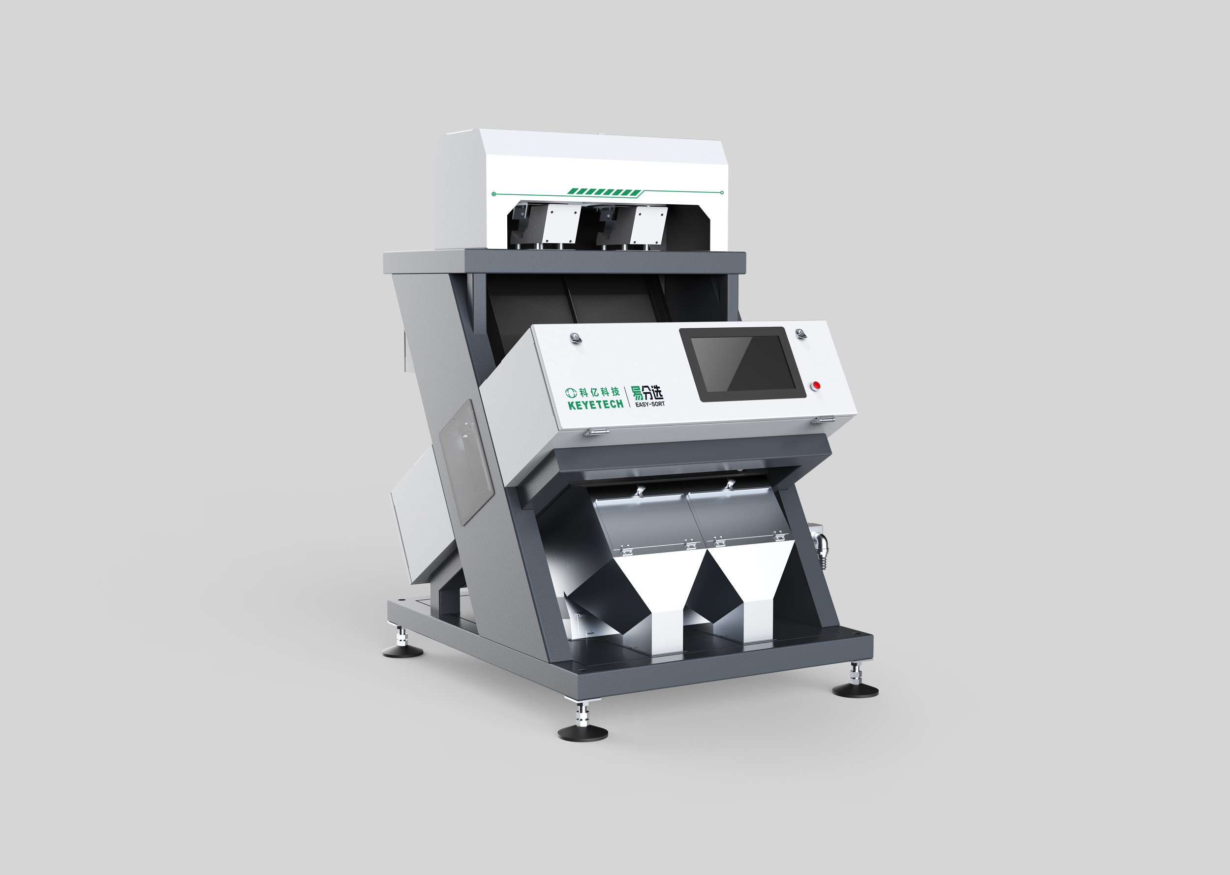 What are the key specifications of a color sorting machine?