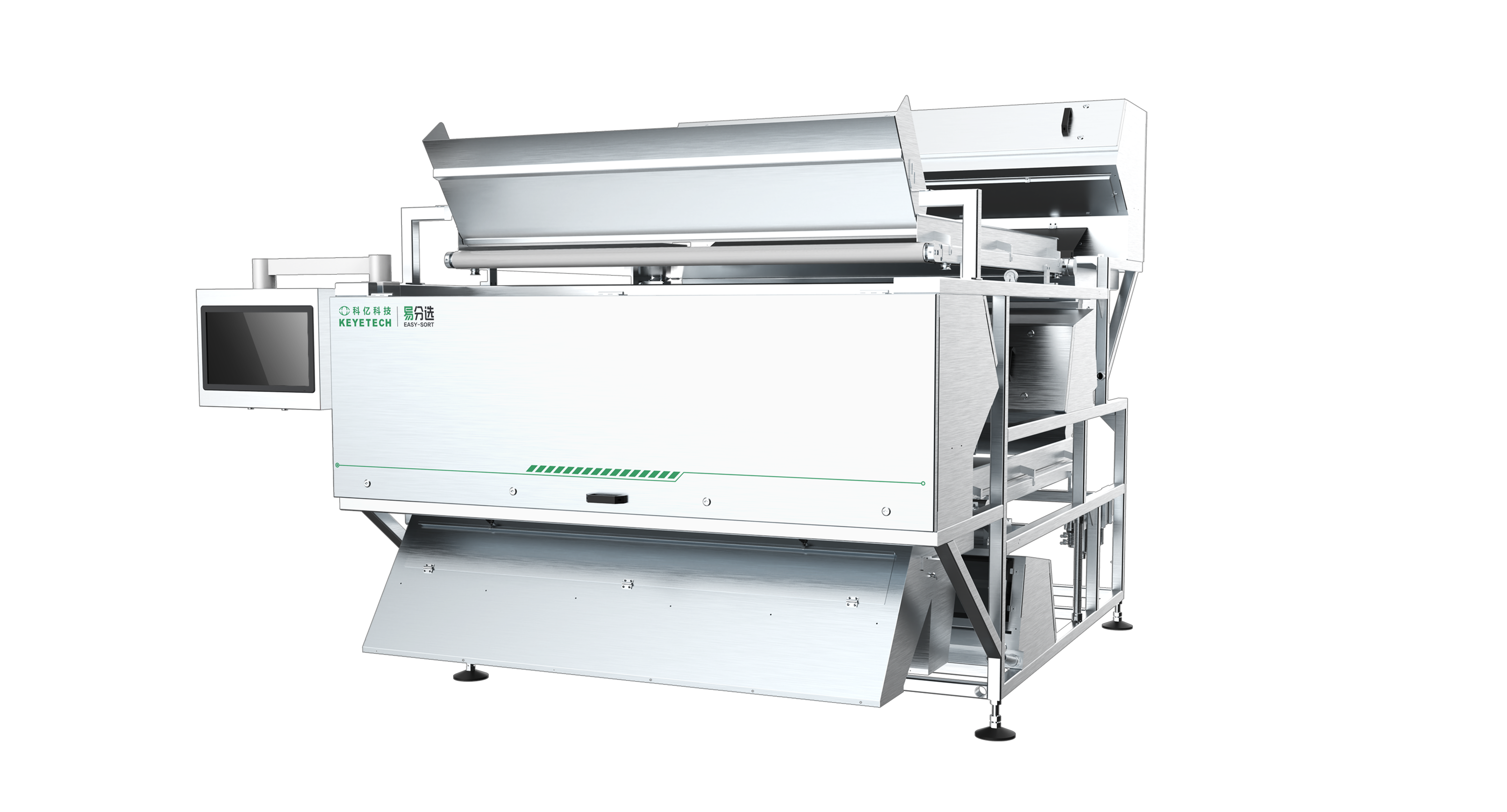 Are you still troubled by low sorting efficiency, unstable accuracy, and high labor costs?Keye Technology's AI-powered tracked intelligent sorting machine easily solves these problems for you!