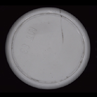 Bottle bottom crack