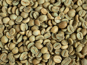 Green coffee beans