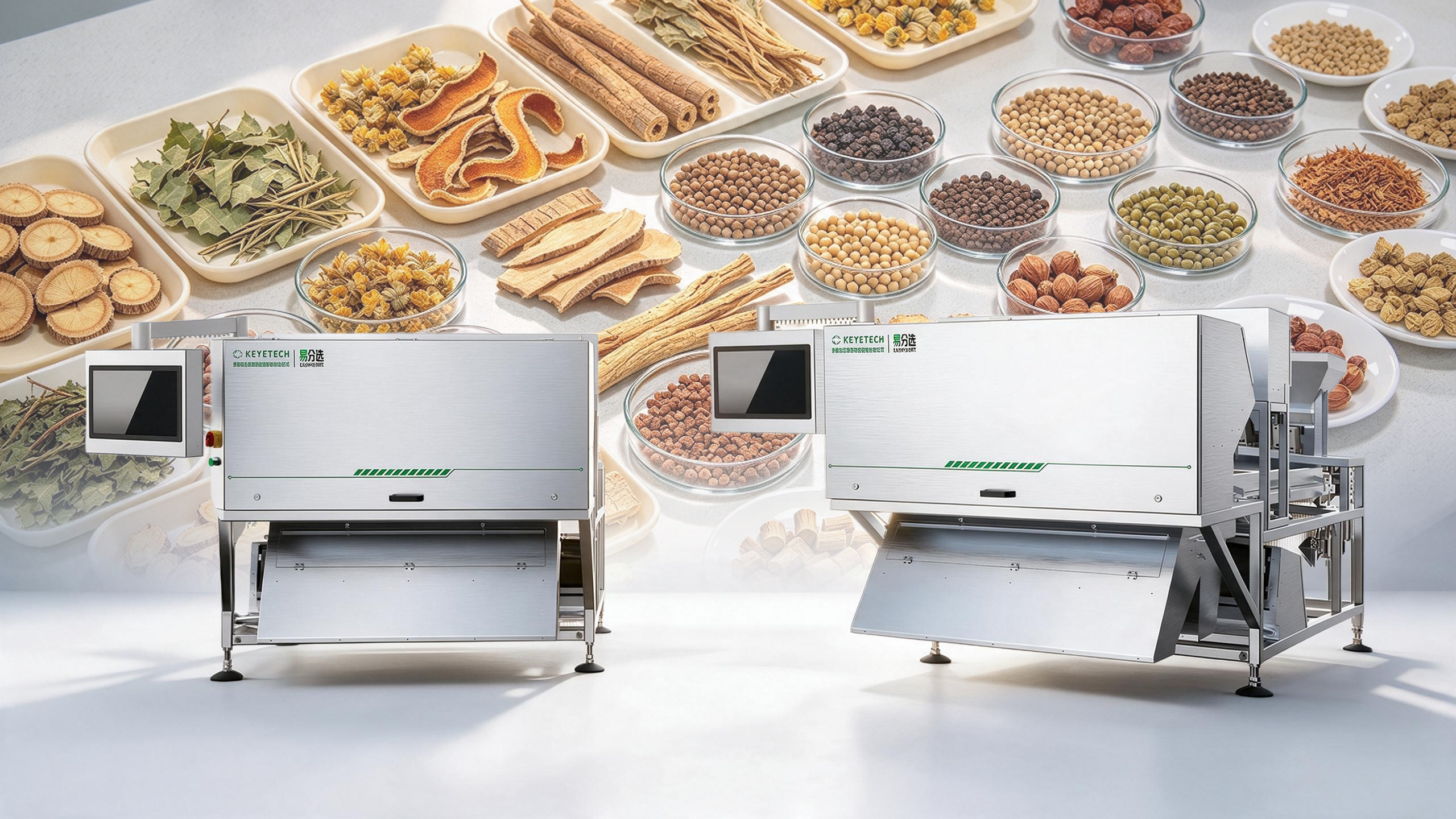From strands of hair and cigarette butts to soil clods that blend in with the product—this AI sorting machine clears away all such troublesome contaminants from traditional Chinese medicine (TCM) decoction pieces in a single pass.